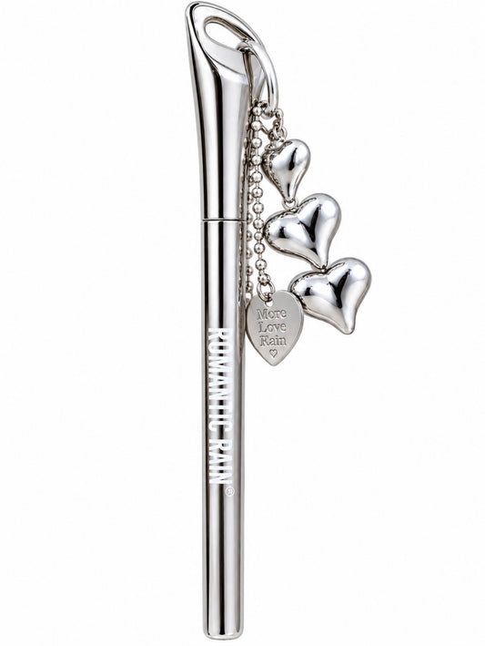 Romantic Rain Heart Charm Liquid Eyeliner 🖤✨