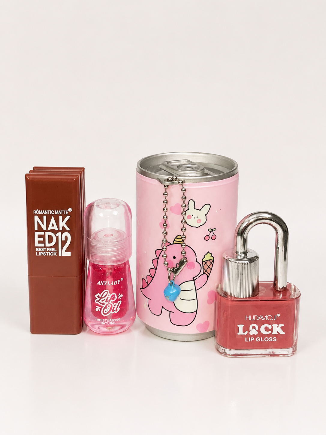 Lip Care & Gloss Combo – Cute Pink Collection