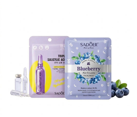 Blueberry & Salicylic Acid Sheet Mask  🍇