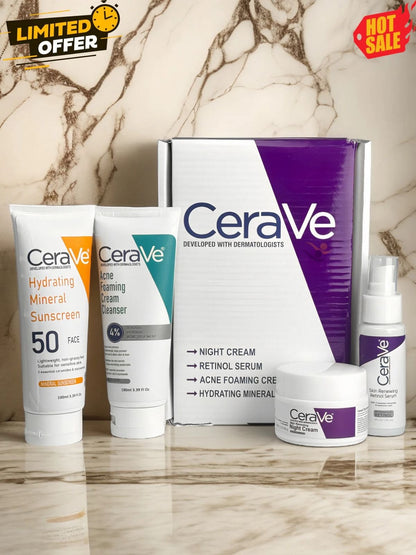 CeraVe Skincare Kit – Complete Hydration & Daily Skin Care Routine ✨